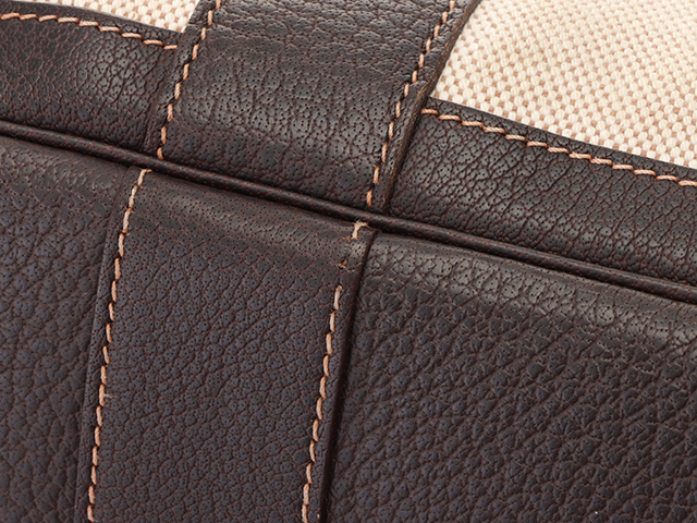 HERMES エルメス バッグ ガーデンパーティPM ナチュラル マロン