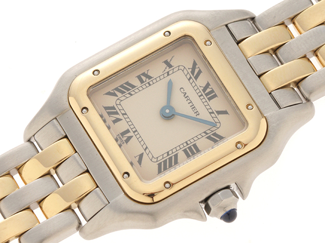 CARTIER カルティエ パンテールSM 2ロウ 166921 クォーツ SS