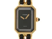 CHANEL シャネル 時計 プルミエールM H0001 クオーツ GP金具 レザー