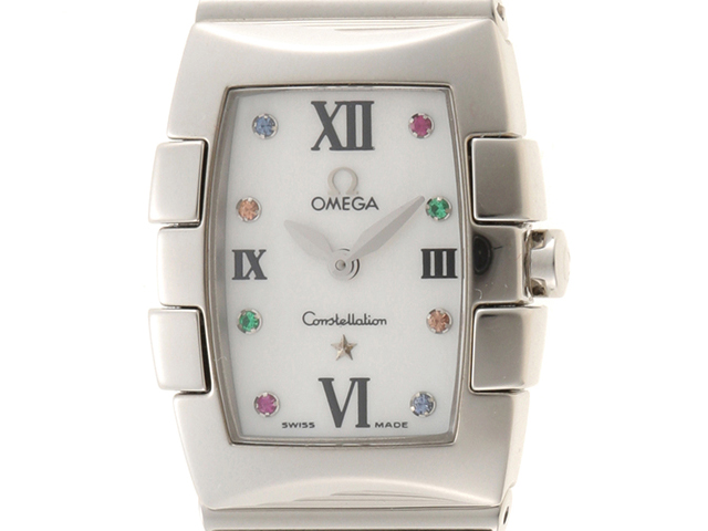オメガ OMEGA 腕時計 レディース 123.18.35.20.55.001 コンステレーション 自動巻き ホワイトシェルxホワイト アナログ表示
