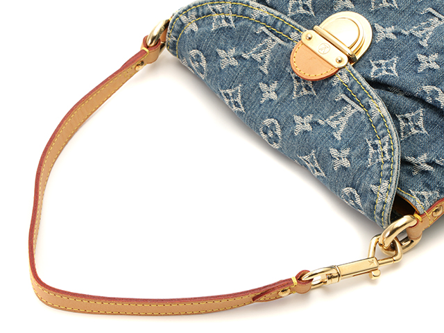 LOUIS VUITTON ルイ ヴィトン ミニ プリーティ ショルダーバッグ モノグラムデニム M95050 2148103405488 【432】