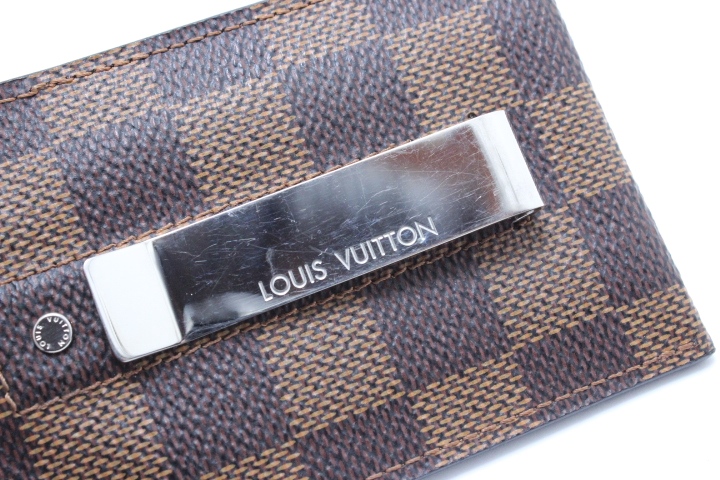 LOUIS VUITTON ルイ・ヴィトン ポルトカルト・パンス ダミエ カードケース マネークリップ N61209 【432】 2148103405754 image number 3