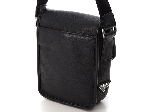PRADA プラダ ミニショルダーバッグ ブラック カーフ PRADA プラダ ミニショルダーバッグ ブラック カーフ