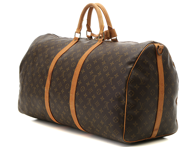 【鑑定済】ルイヴィトン モノグラム キーポル バンドリエール60 ボストンバッグ LOUIS VUITTON ルイヴィトン バッグ キーポル・バンドリエール60