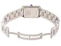Cartier　カルティエ　タンク・ソロSM　レディース　女性用腕時計　クオーツ　ステンレス　アイボリー　W5200013　【474】