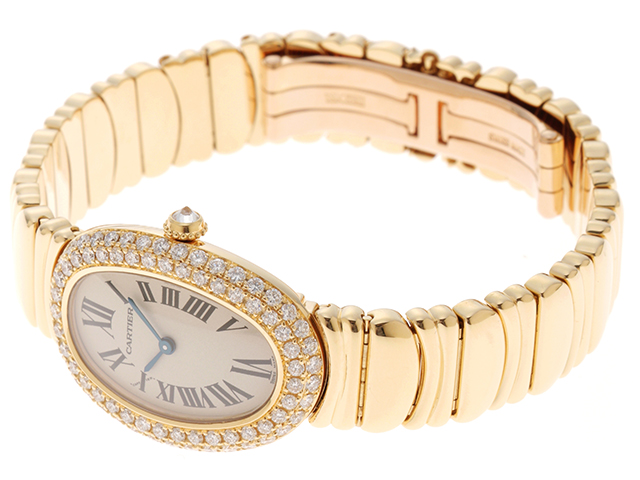 Cartier カルティエ 時計 ベニュワール ダイヤベゼル WB5096D8