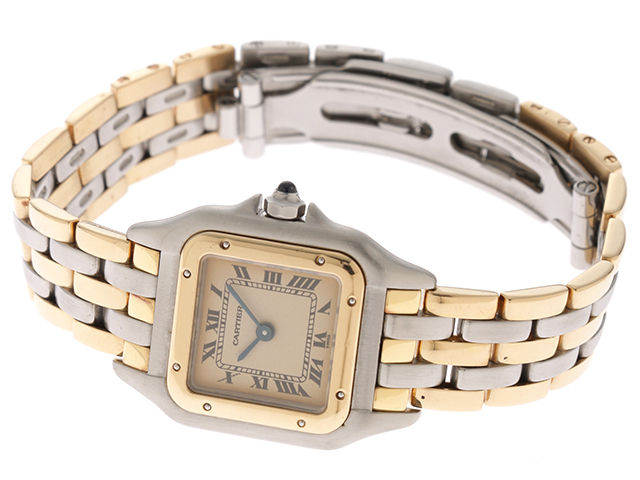 Cartier カルティエ 時計 パンテールSM 3ロウ Ｗ25029B8 アイボリー 