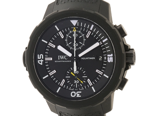 IWC アクアタイマー IW379502 ブラック ステンレススチール×ラバー 自動巻き （2148103413308）【200】  の購入なら「質」の大黒屋（公式）