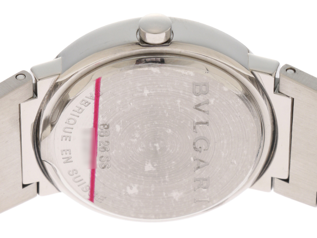 BVLGARI ブルガリ ブルガリ BB26SSD ブラック12Pダイヤ文字盤 SS ステンレス クオーツ ロゴ有り 旧型 レディースウォッチ 時計【460】  の購入なら「質」の大黒屋（公式）
