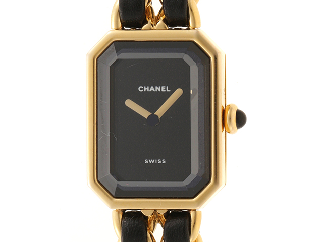 CHANEL シャネル プルミエールL H0001 GP/革 女性用クオーツ