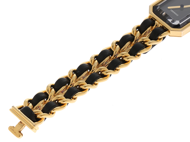 CHANEL シャネル プルミエールXL H0001 クォーツ GP/革ベルト