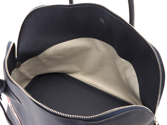 HERMES エルメス バッグ ボリードシャーク45 ブルーニュイ