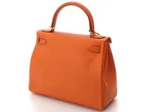 HERMES エルメス バッグ ケリー28 オレンジ ヴォースイフト □I刻印 