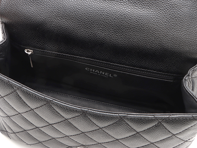 CHANEL シャネル マトラッセ トップハンドル ハンドバッグ