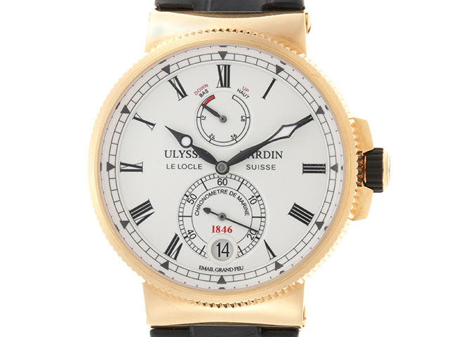WG14K ULYSSE NARDIN ユリス ナルダン　オートマチック 2014年7月正規 ULYSSE NARDIN ユリスナルダン マリーン クロノメーター