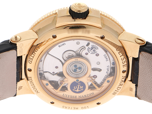 WG14K ULYSSE NARDIN ユリス ナルダン　オートマチック 2014年7月正規 ULYSSE NARDIN ユリスナルダン マリーン クロノ