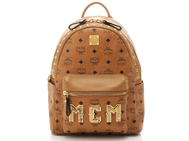 【美品】MCM リュック ラビット ヴィセトス 革 コニャック　バッグパック