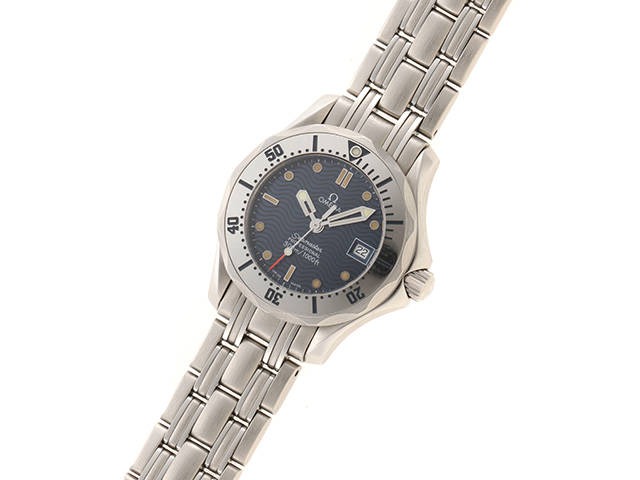 【美品・稼働品】オメガ OMEGA シーマスター 300 デイト 2582.80 OMEGA オメガ シーマスター300M 2582.80 ステンレス レディース