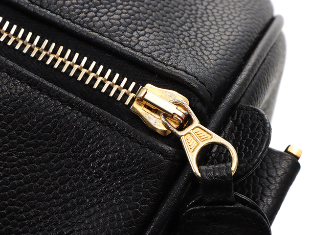 CHANEL シャネル 2WAYボストンバッグ ブラック/GP キャビア