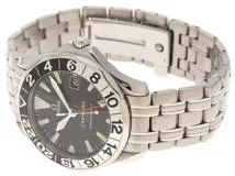 オメガ OMEGA シーマスター300 GMT 2234 50 50周年記念モデル メンズ 腕時計 デイト ブラック 文字盤 自動巻き Seamaster VLP 90176667