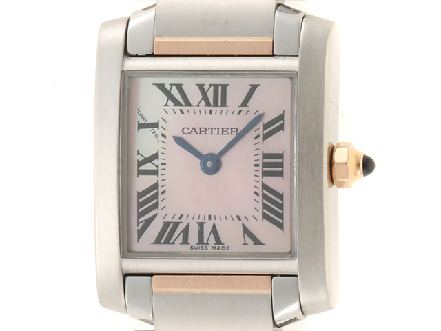 Cartier カルティエ 時計 タンクフランセーズSM W51027Q4 ピンクシェル 