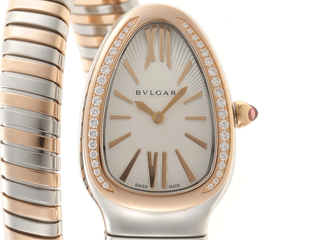 BVLGARI ブルガリ セルペンティ SP35BSPG シルバー SS PG クオーツ