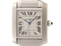 Cartier カルティエ タンクフランセーズLM W51002Q3 ホワイトローマ文字盤 SS ステンレス 自動巻き 日付表示 メンズウォッチ  時計【204】 の購入なら「質」の大黒屋（公式）
