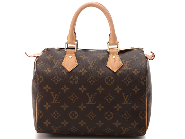 【布袋あり】LOUIS VUITTON　ルイヴィトン　スピーディ25　M41528　ハンドバッグ　ミニボストンバッグ　モノグラム　ブラウン系　レディース　ギフト　プレゼント包装可松前R56号店