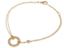 Cartier　カルティエ　Loveブレスレット／YG／2PD　スラッシュ4.3ｇ　CRB6038300　【436】2148103433245