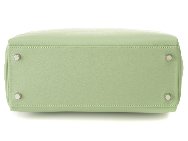 HERMES エルメス ケリー28 ヴェールクリケット/シルバー金具