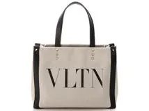 VALENTINO ヴァレンティノ VLTNスタッズ トートバッグ ホワイト