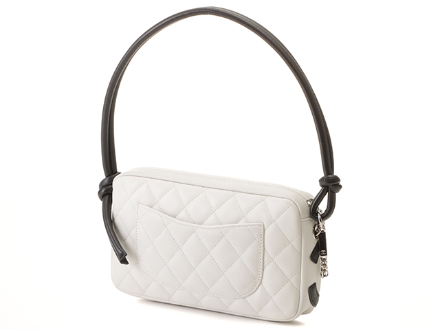 CHANEL シャネル カンボンラインミニワンショルダー ホワイト