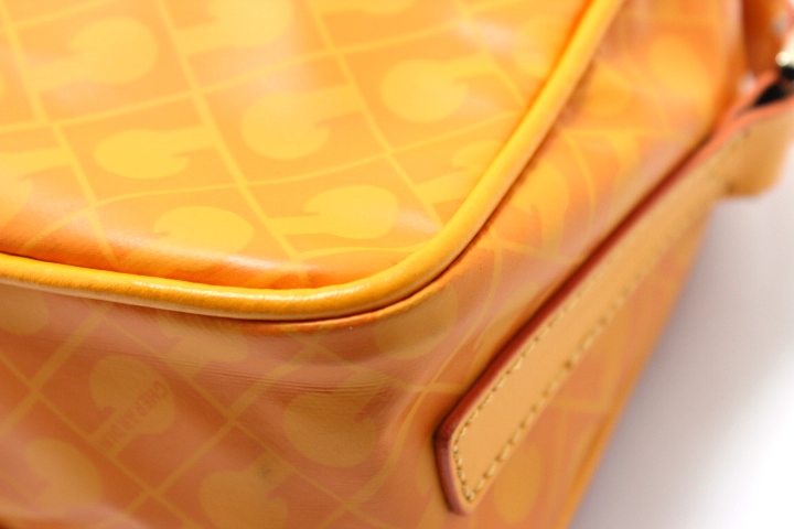 ✨美品✨ ゲラルディーニ ショルダーバッグ ナイロン オレンジ