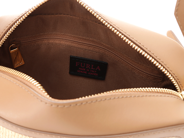 FURLA フルラ バッグ ストローショルダーバッグ ベージュ