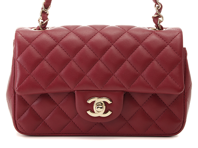 CHANEL シャネル マトラッセ チェーンショルダー ボルドー GP