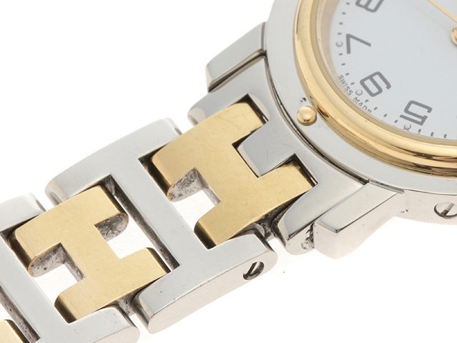 ◆エルメス◆クリッパー◆レディース◆約１２ｍｍ幅◆4連コマ◆CL4.220◆ エルメス クリッパー CL4.220 - 中古ハイブランド時計専門店