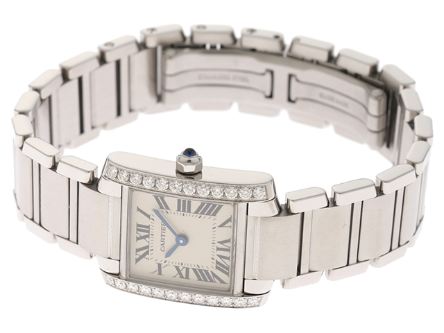 Cartier カルティエ 時計 レディース クオーツ タンクフランセーズ SM 