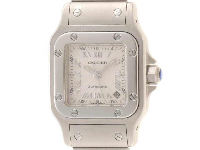 20周年限定モデル】Cartier カルティエ 時計 サントスガルベＳＭ Ｗ20044Ｄ6 シルバーギョウシェ文字盤 レディース ステンレス  自動巻き【436】2148103443091 の購入なら「質」の大黒屋（公式）