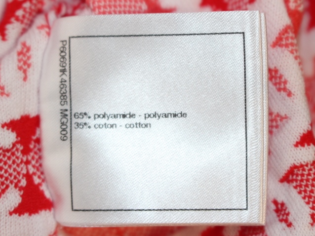 シャネル トップス タンクトップ レディース34 レッド ナイロン【200】