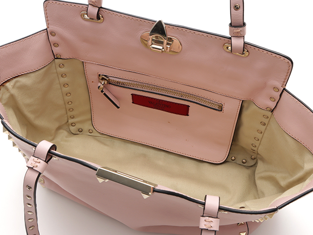 VALENTINO ヴァレンティノ トートバッグ ロックスタッズ 2WAY VALENTINO ヴァレンティノ トートバッグ ロックスタッズ 2WAY
