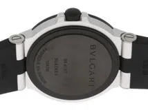 BVLGARI　ブルガリ　アルミニウム　BB40AT　アルミニウムチタン/ラバー　男性用　自動巻時計【473】