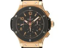 2013年12月 並行 HUBLOT ウブロ 時計 ビッグバン PG ピンクゴールド セラミック ラバー 301.PB.131.RX  ブラックカーボン文字盤 自動巻き （2148103446986）【200】T の購入なら「質」の大黒屋（公式）