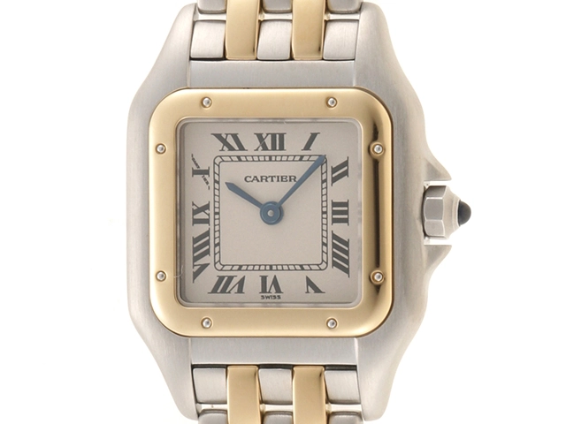 Cartier 時計 カルティエ パンテールSM W2502986 クオーツ アイボリー文字盤 YG/SS 女性用時計【434】  の購入なら「質」の大黒屋（公式）