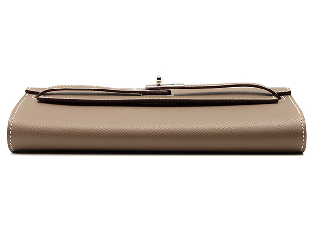 エルメス ケリーウォレット エトゥープ 長財布　白ステッチ 楽天市場】【HERMES】 エルメス ケリーウォレット □M刻印 2009