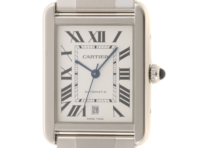 Cartier カルティエ 時計 メンズ オートマチック タンク・ソロXL W5200028 ホワイト文字盤 生活防水 【472】MY  の購入なら「質」の大黒屋（公式）