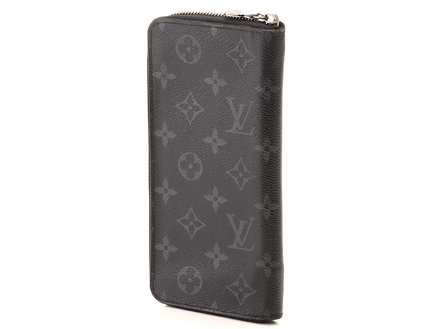 ルイヴィトン モノグラム エクリプス ヴェルティカル ラウンドファスナー 長財布 LOUIS VUITTON ルイ・ヴィトン ジッピーウォレット・ヴェル