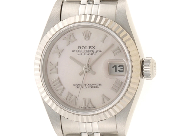 ROLEX Datejusut デイトジャスト 69174NR ホワイトシェル ホワイトゴールド×ステンレススチール レディース 自動巻き  OH/外装仕上げ済み （2148103449208）【200】 の購入なら「質」の大黒屋（公式）