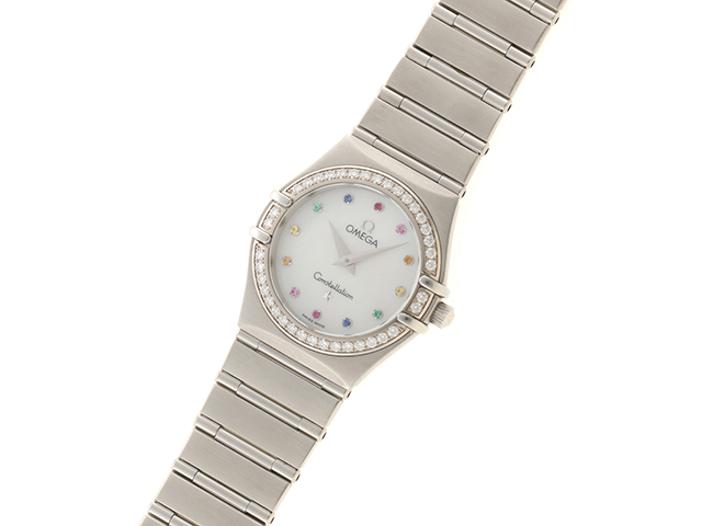 オメガ コンステレーション アイリス ダイヤベゼル 1476.79 レディース  