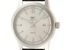 IWC インヂュニア オートマティック　IW357001　シルバー文字盤　SS/革ベルト　ステンレス　自動巻き　日付表示　メンズウォッチ　時計【460】