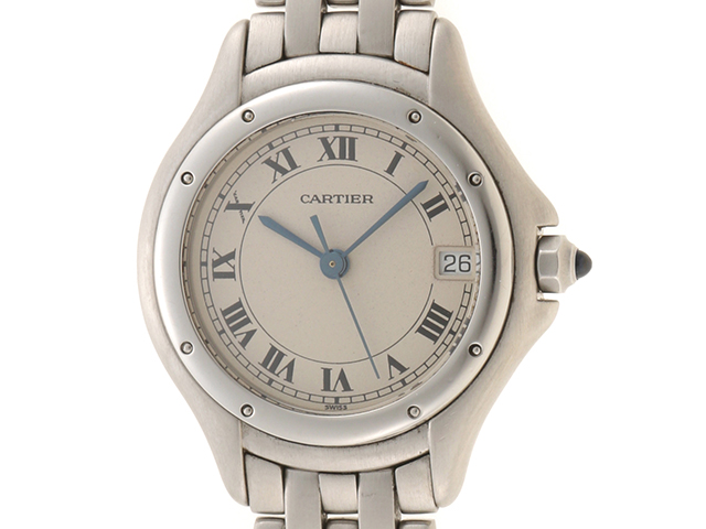 Cartier　カルティエ　時計　パンテール クーガーSM　987906　レディース　クォーツ　シルバー　ステンレス　SS　2148103451799　【430】